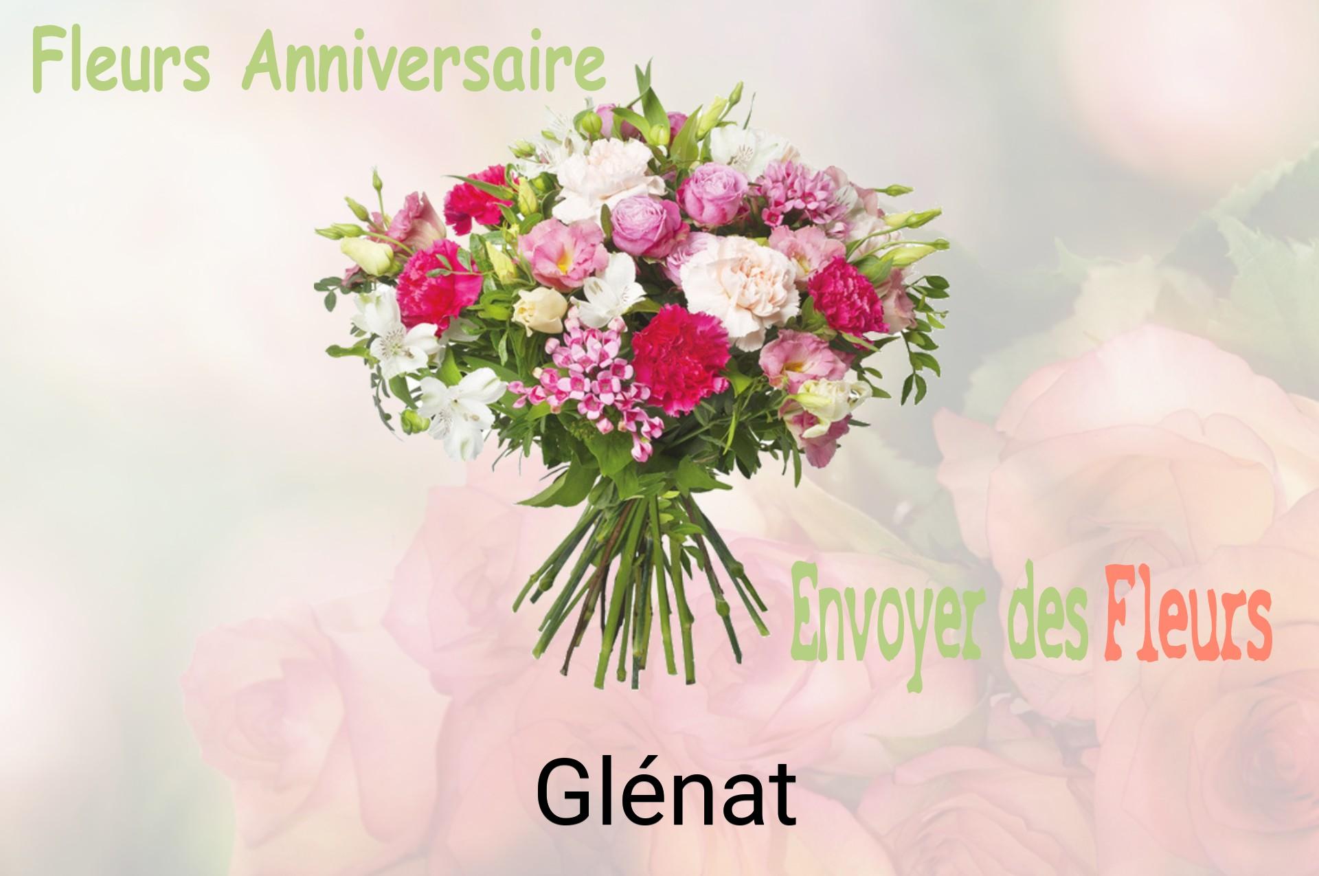 Bouquet de fleurs d’anniversaire livré à Glénat